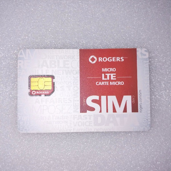 New Rogers Multi SIM Card 3 In 1 Adapter SIM Card - LTE Micro Sim Card