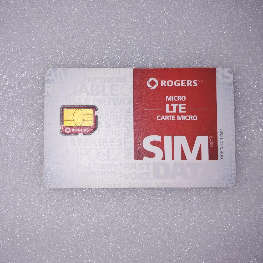 New Rogers Multi SIM Card 3 In 1 Adapter SIM Card or LTE Micro Sim Card LTE Micro SIM
