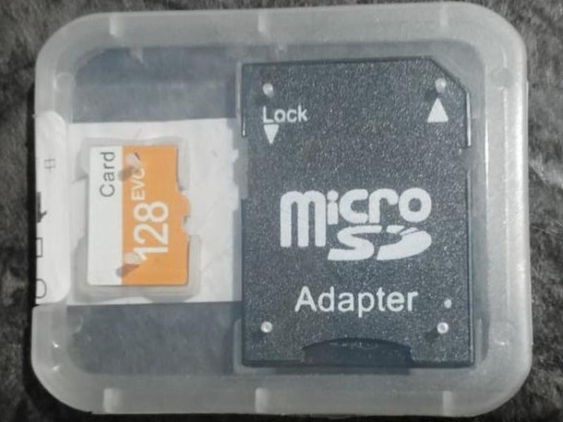 128GB Micro SD TF Flash SDHC Memory Card, Adapter and Carry Case