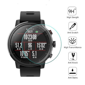 Smart Watch Phone Screen Protector Film Tempered Glass 23-34mm