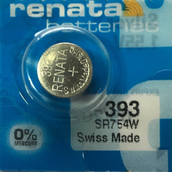Renata High Quality Swiss Watch Batteries Silver-Oxide 393 / SR754W