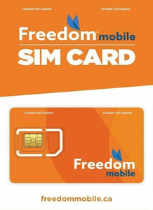 New Freedom Mobile Multi SIM 3 In 1 Adapter Sim Card