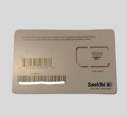Time For All Kinds - New Sasktel Mobile Multi SIM 3 In 1 Adapter Sim Card