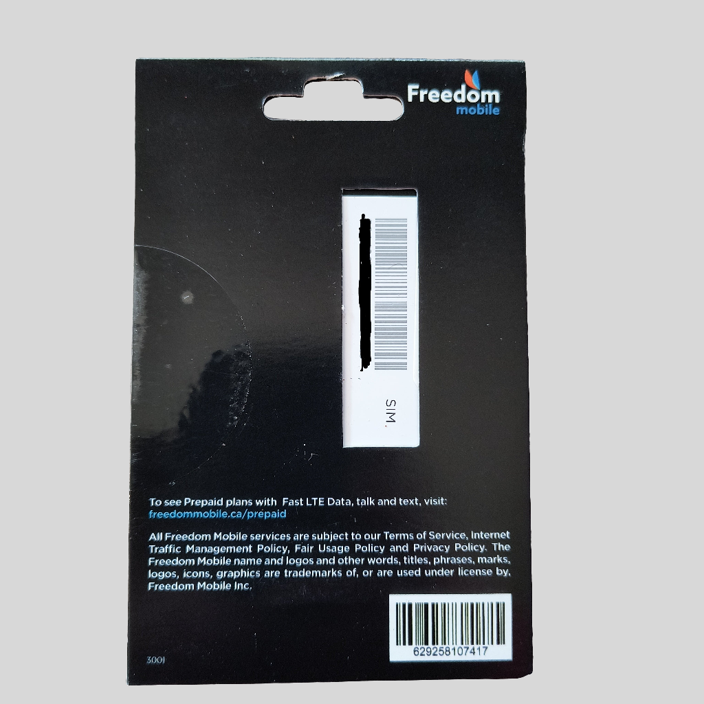 Time For All Kinds - New Freedom Mobile Multi SIM 3 In 1 Adapter Sim Card