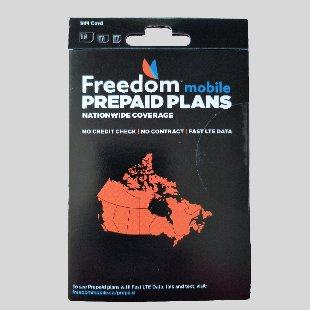 Time For All Kinds - New Freedom Mobile Multi SIM 3 In 1 Adapter Sim Card