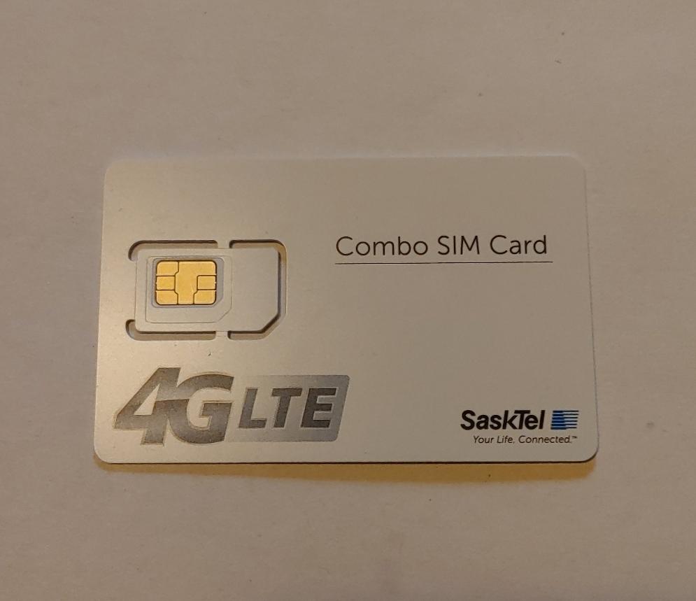 New Sasktel Mobile Multi SIM 3 In 1 Adapter Sim Card 3 In 1 SIM Adapter