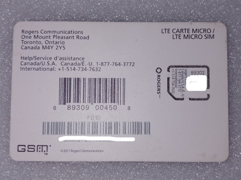New Chatr Multi SIM 3 In 1 Adapter SIM Card