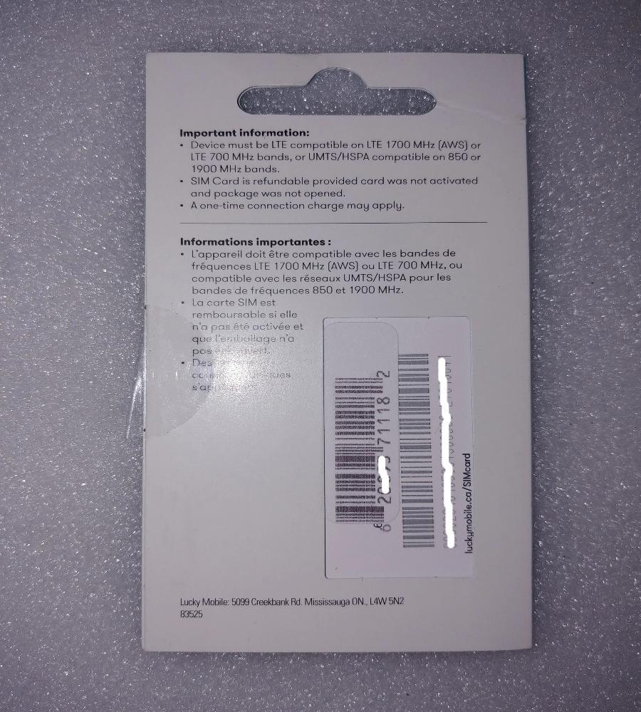 New Lucky Mobile Multi SIM 3 In 1 Adapter SIM Card