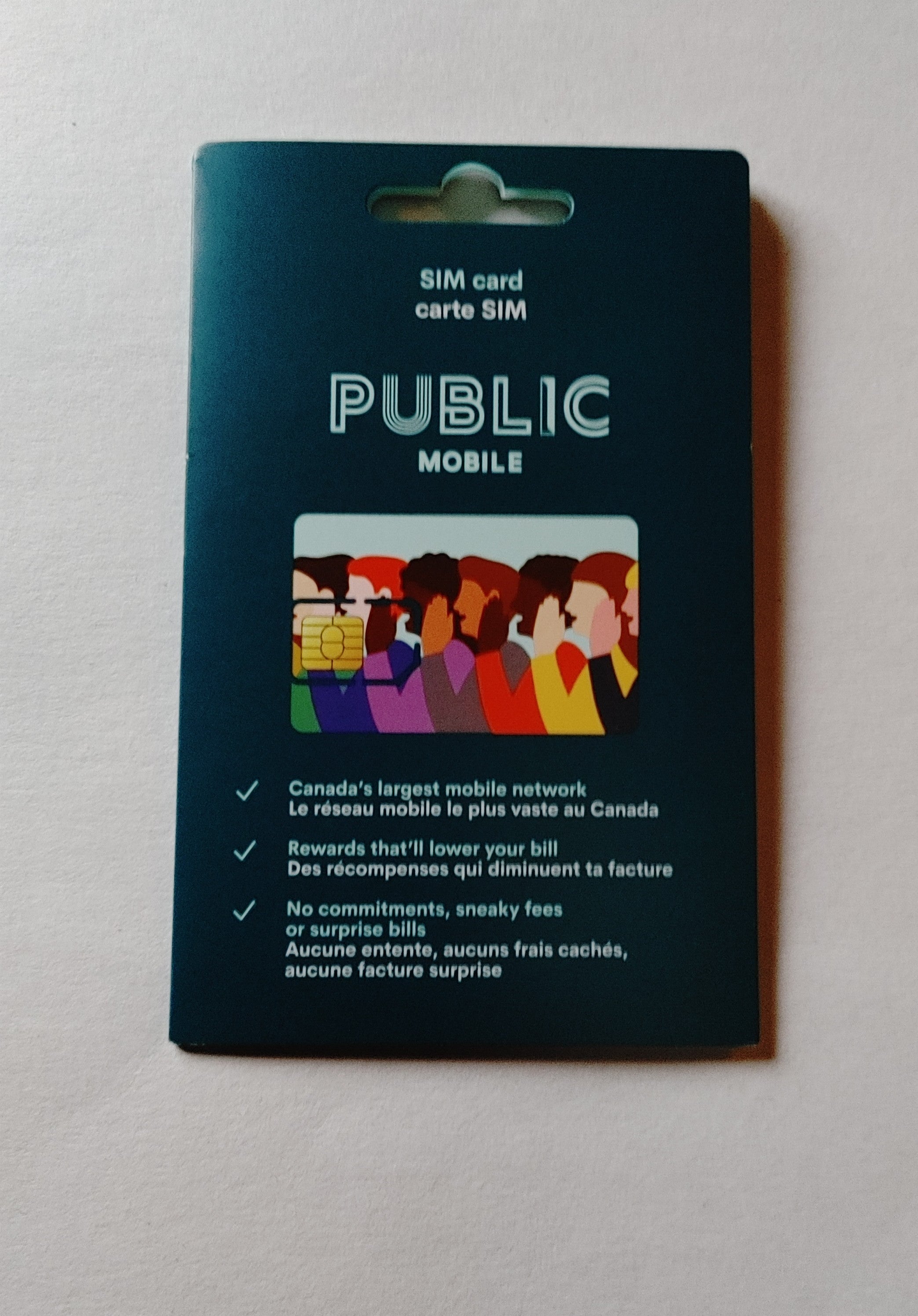 New Public Mobile Multi SIM 3 In 1 Adapter SIM Card