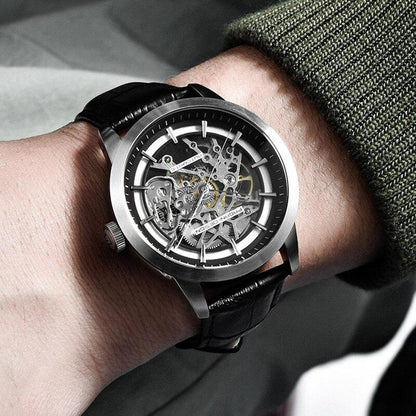 Pagani Design Mens Skeleton Hollow Mechanical Watch