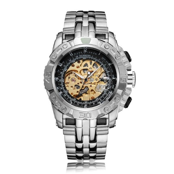 Men's Automatic Mechanical Skeleton Sport Watch TYPE C3