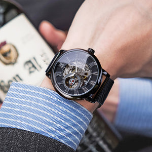 Time For All Kinds Forsining Mens Retro Skeleton Sport