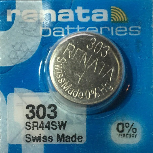 Renata High Quality Swiss Watch Batteries Silver-Oxide 303 / SR44SW