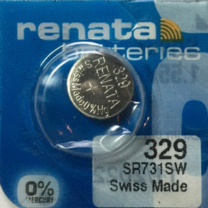 Renata High Quality Swiss Watch Batteries Silver-Oxide 329 / SR731SW
