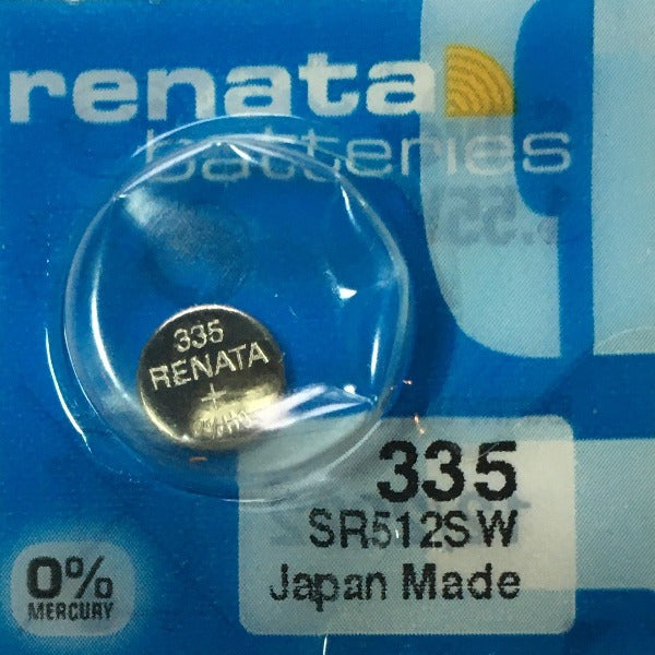 Renata High Quality Swiss Watch Batteries Silver-Oxide 335 / SR512SW