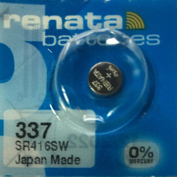 Renata High Quality Swiss Watch Batteries Silver-Oxide 337 / SR416SW