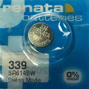 Renata High Quality Swiss Watch Batteries Silver-Oxide 339 / SR614SW