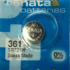 Renata High Quality Swiss Watch Batteries Silver-Oxide 361 / SR721W