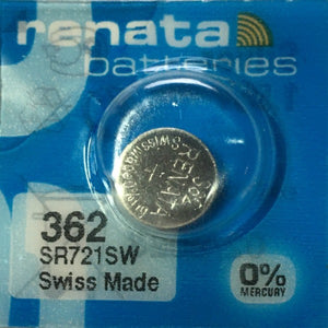 Renata High Quality Swiss Watch Batteries Silver-Oxide 362 / SR721SW