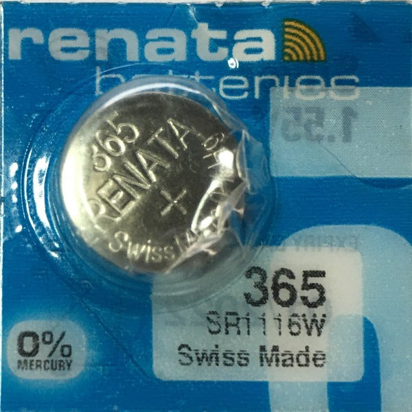 Renata High Quality Swiss Watch Batteries Silver-Oxide 365 / SR1116W