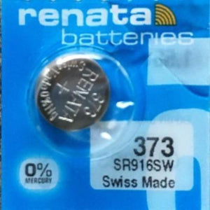 Renata High Quality Swiss Watch Batteries Silver-Oxide 373