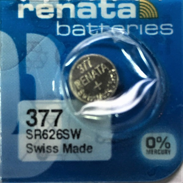 Renata High Quality Swiss Watch Batteries Silver-Oxide 377 / SR626SW