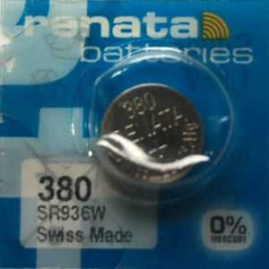 Renata High Quality Swiss Watch Batteries Silver-Oxide 380 / SR936W