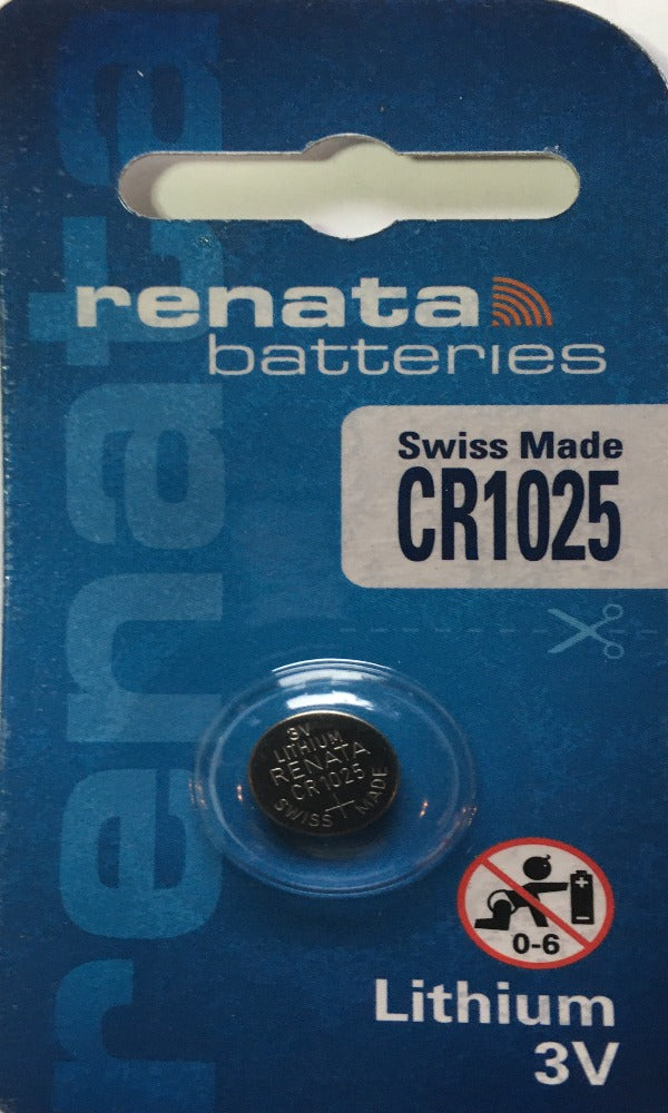 Renata High Quality Swiss Watch Batteries Lithium - CA Only CR1025
