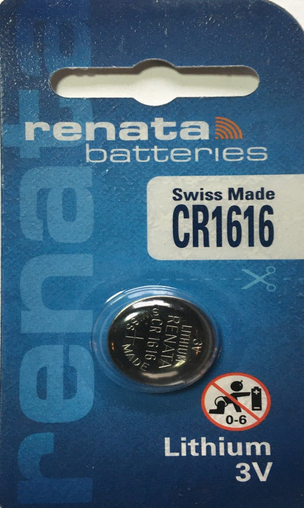 Renata High Quality Swiss Watch Batteries Lithium - CA Only CR1616