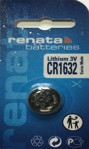 Renata High Quality Swiss Watch Batteries Lithium - CA Only CR1632