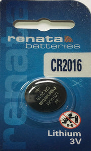 Renata High Quality Swiss Watch Batteries Lithium - CA Only CR2016