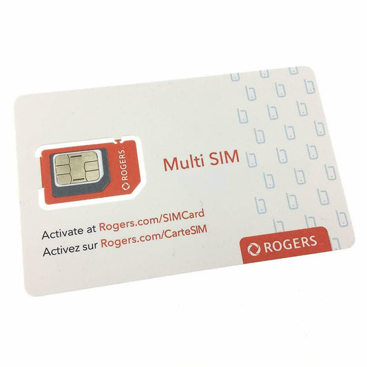 New Rogers Multi SIM Card 3 In 1 Adapter SIM Card or LTE Micro Sim Card