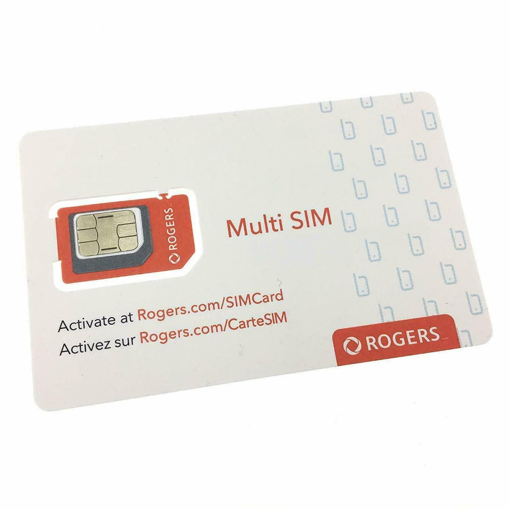 New Rogers Multi SIM Card 3 In 1 Adapter SIM Card or LTE Micro Sim Card